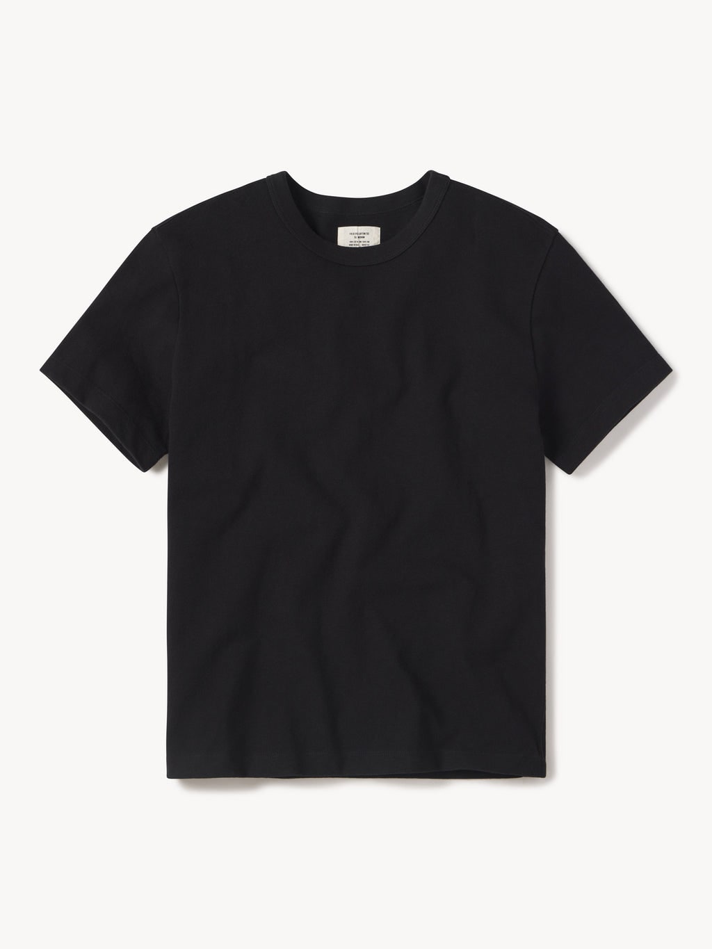 Buck Mason — Black Field-Spec Cotton Heavy Tee — view 6