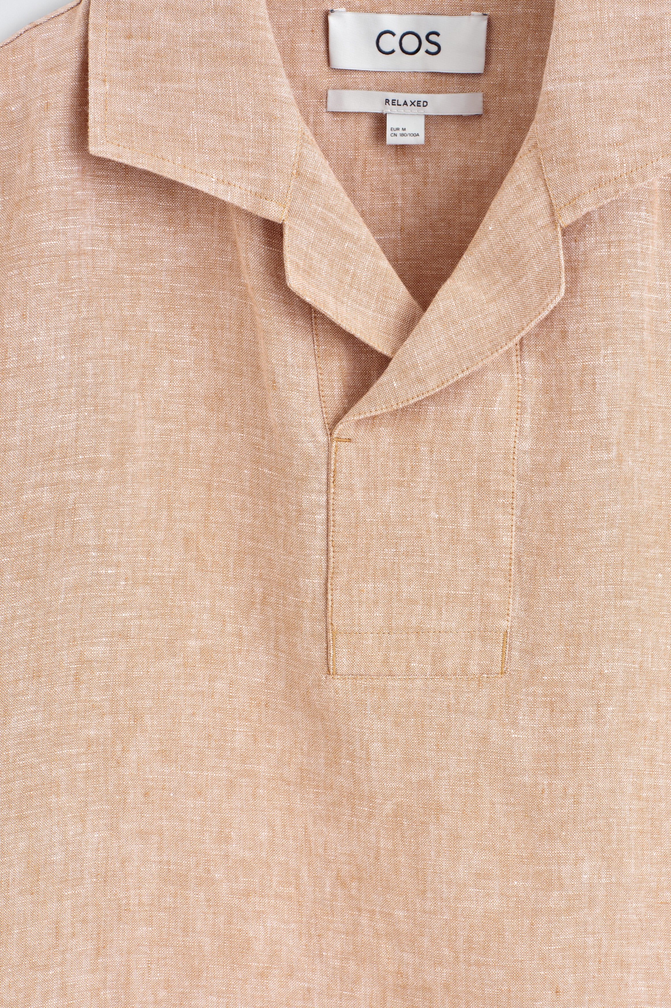 COS — Linen Popover Shirt — view 7