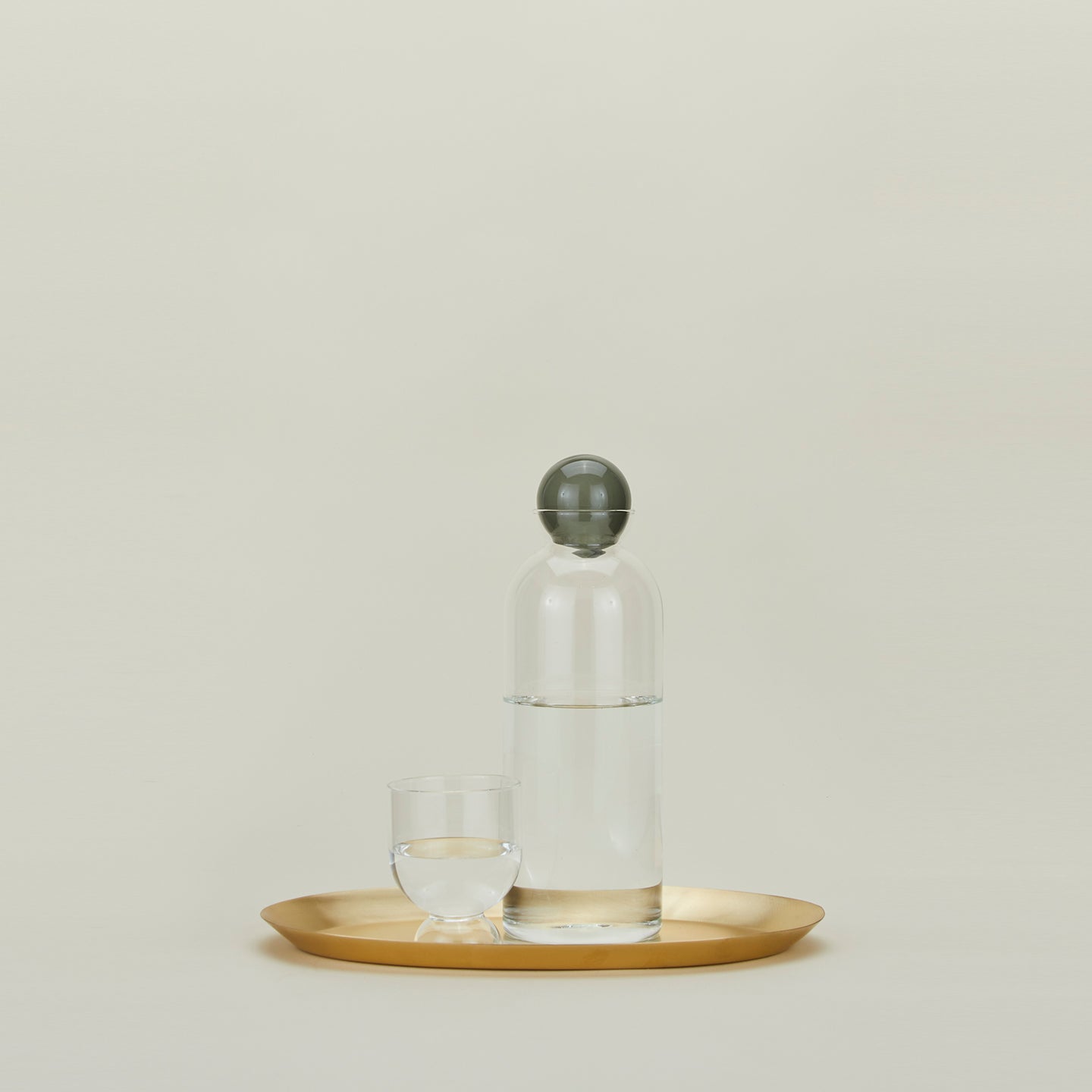 Fog Linen — Brass Tray - Oval, Small