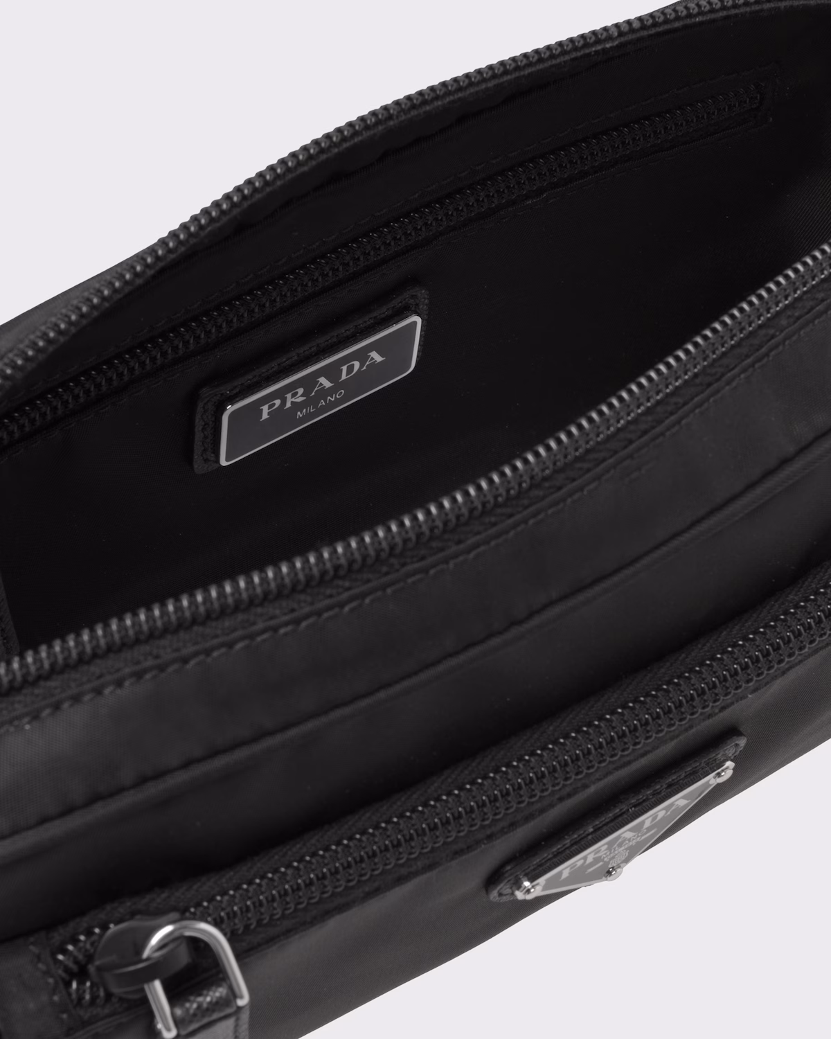 Prada — Re-Nylon and Saffiano Leather Belt Bag — view 4