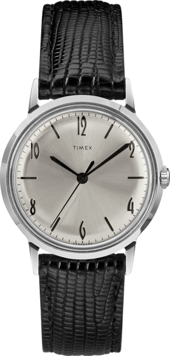 Timex — Marlin Hand-Wound Leather Band (34mm) — view 5