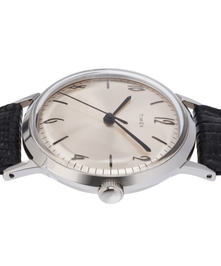 Timex — Marlin Hand-Wound Leather Band (34mm) — view 3