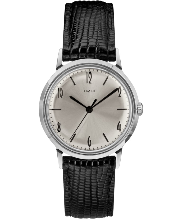 Timex — Marlin Hand-Wound Leather Band (34mm) — view 2