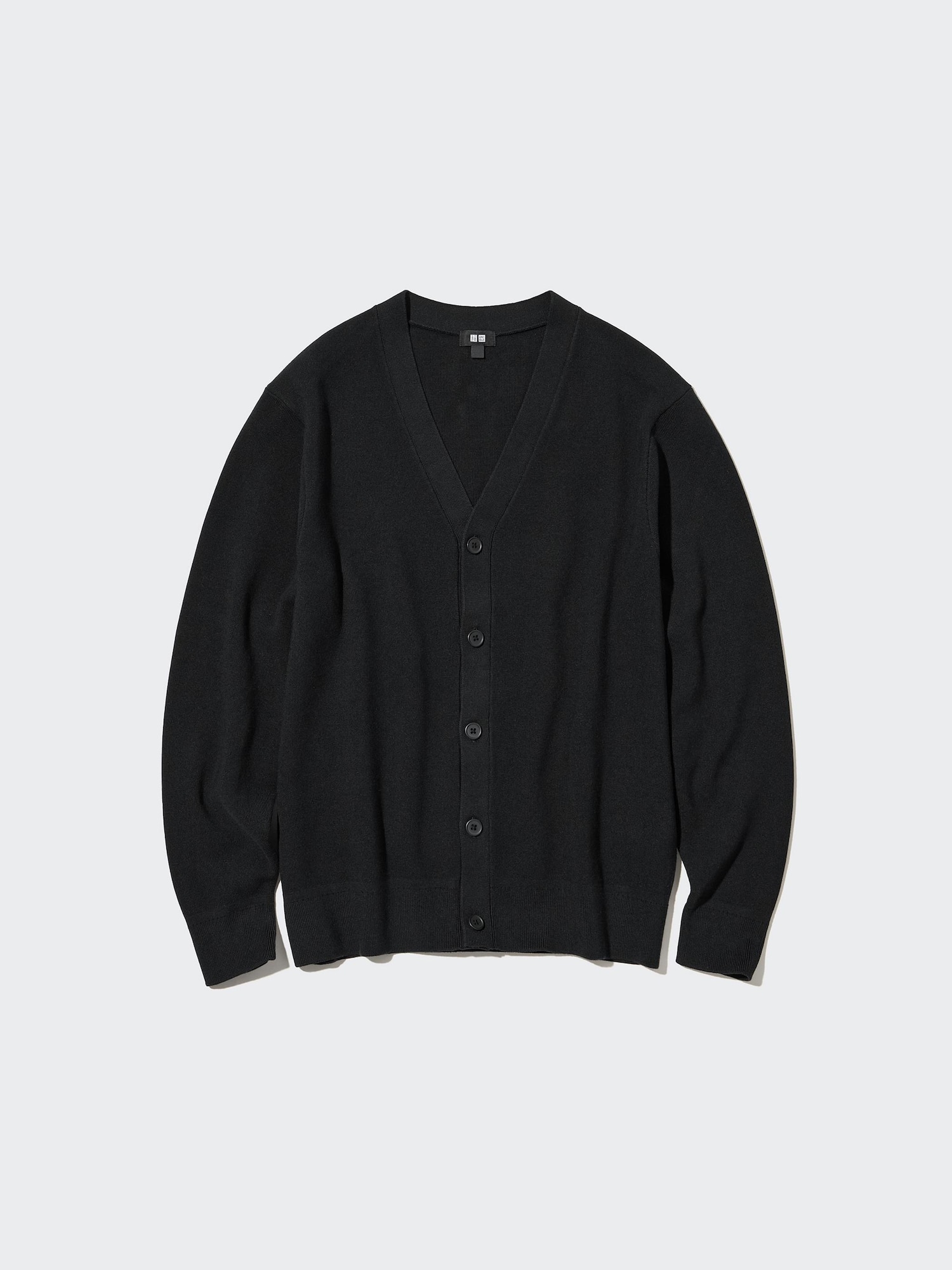 Uniqlo — Washable Milano-Ribbed V-Neck Cardigan